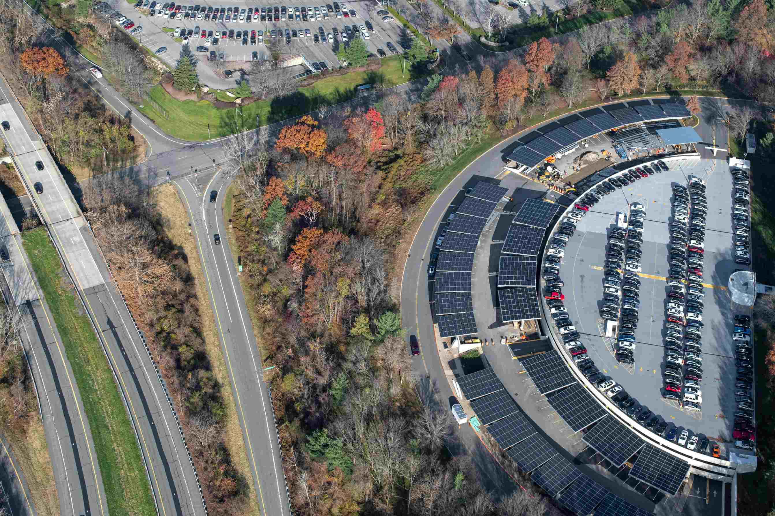 solar panel parking systems